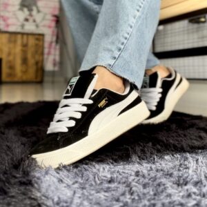 PUMA SUEDE PRETO E BRANCO