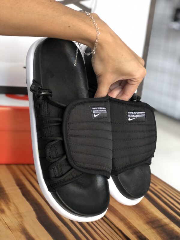 NIKE SLIDE ASUNA PRETA E BRANCA - Image 2