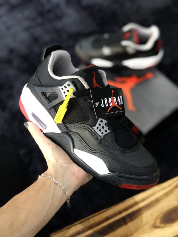 NIKE JORDAN 4 PRETO E VERMELHO - Image 2