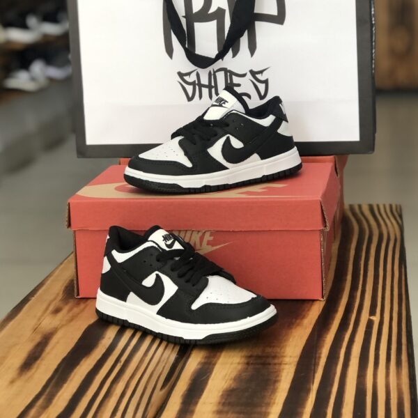 INF. NIKE DUNK PRETO E BRANCO