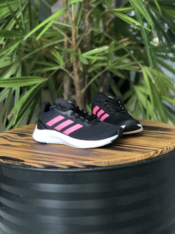 ADIDAS RUN FALCON PRETO E ROSA