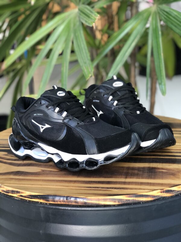 MIZUNO WAVE PRETO E BRANCO