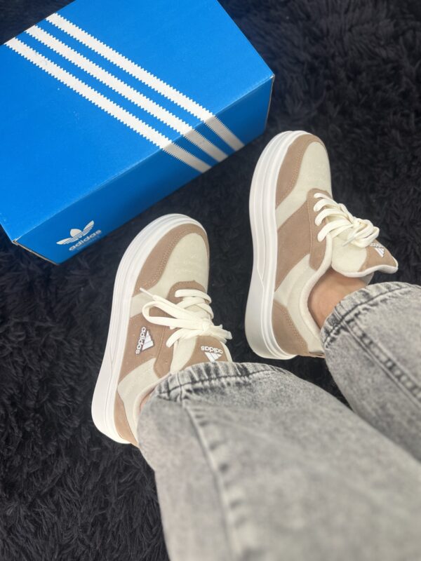 ADIDAS MID MARROM E BRANCO