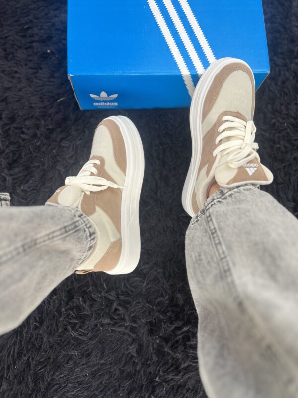ADIDAS MID MARROM E BRANCO - Image 3
